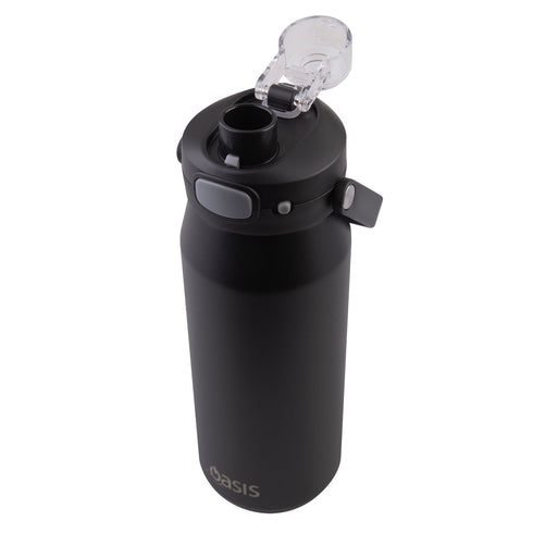Oasis Ceramic S/S Triple Wall Capri Quick Release Drink Bottle Cap Only - Alabaster